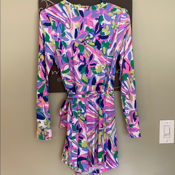 Lilly Pulitzer Tiki Wrap Romper - Picture 5 of 6